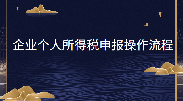 企業個人所得稅如何申報操作流程(個人所得稅申報流程視頻教程)